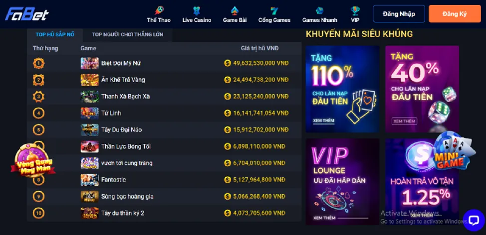 Trò chơi Sòng bạc Trực tuyến KU Casino Pro